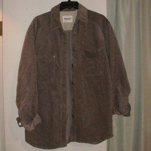 MARANT ÉTOILE Randal Lilac 74% Cotton & 26% Linen Pinwale Corduroy Shirt size 8